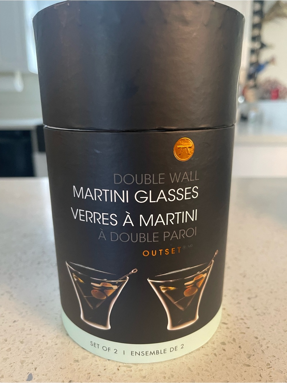 Double Wall Martini Glasses